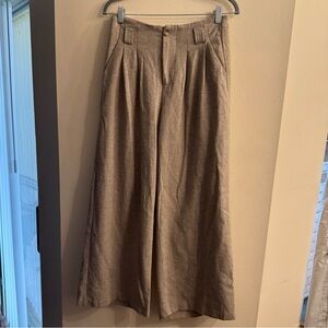 See U Soon Anthropologie Women’s Wool Blend Wide Leg Trouser Pants Size 4